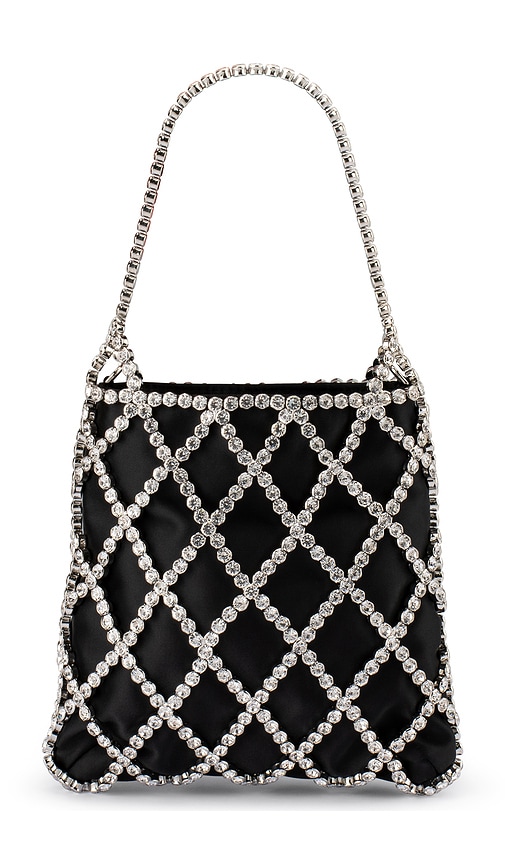 olga berg Kit Crystal Cage Bag