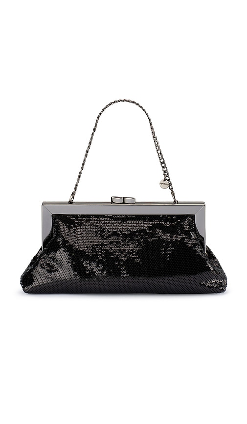  Olga Berg Clutch Zephyr In Black. 