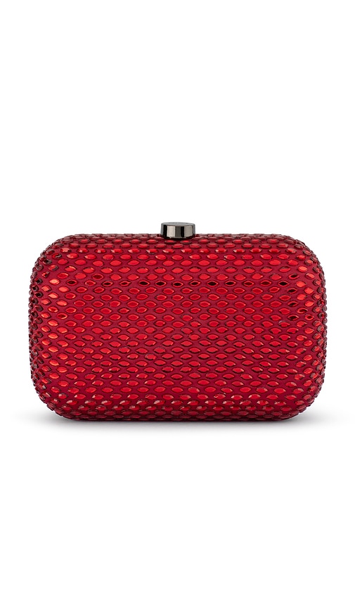 Olga Berg Brooks Clutch In Burgundy