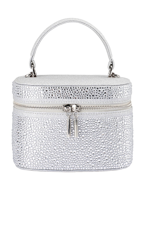 olga berg Beckie Zip Top Crystal Bag
