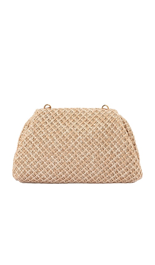 olga berg Anna Woven Clutch