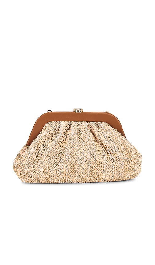 olga berg POCHETTE TISSE ASH en Tan 106 €