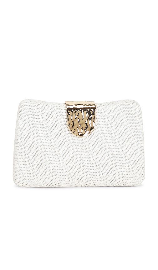 olga berg POCHETTE TISSE LINDY en White 127 €