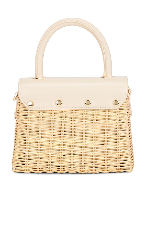 olga berg Elle Wicker Top Handle Bag | Thumbnail 2 olga berg Elle Wicker Top Handle Bag | Thumbnail 2