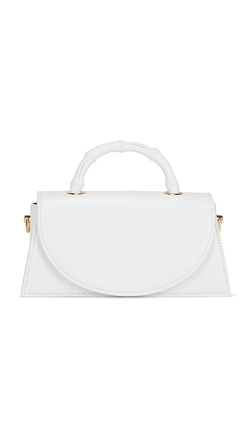 olga berg Phoebe Bamboo Handle Bag en White 127 €
