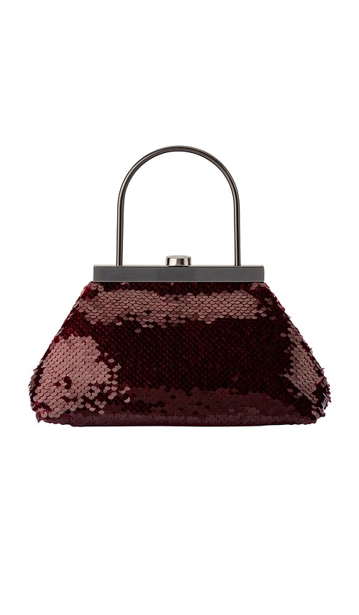 Olga Berg Tasche Mit Henkel Tori In Burgundy