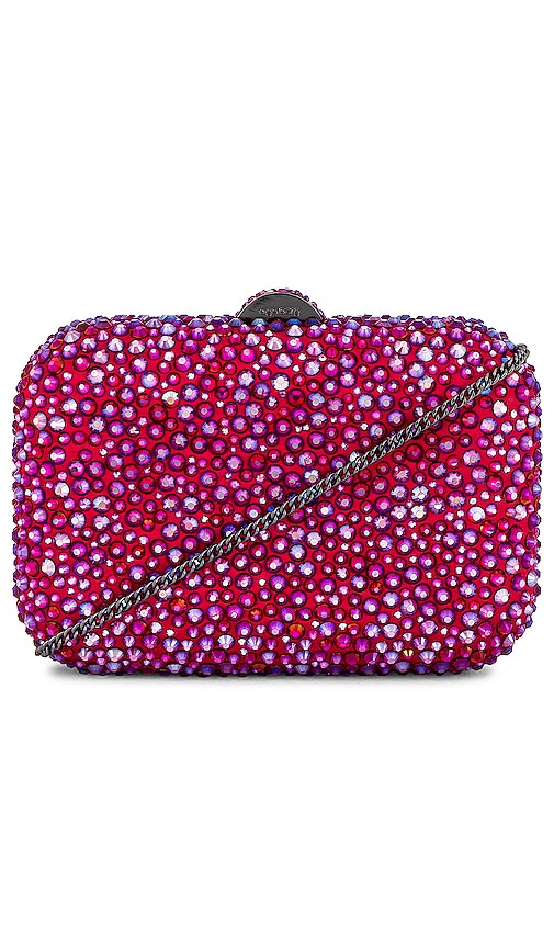olga berg Casey Clutch in Fuchsia