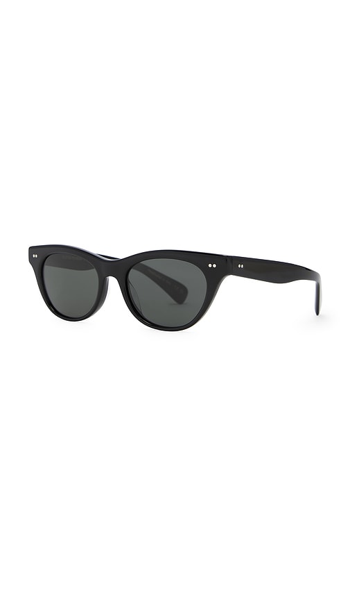 Shop Oliver Peoples Avelin Sunglasses In Black