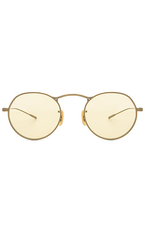 Oliver Peoples M-4 30th in Antique Gold & Yellow Wash | REVOLVE