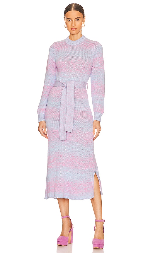 Olivia Rubin Peyton Dress in Pink Blue