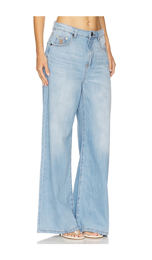 One Teaspoon Love Machines High Waist Super Wide Leg