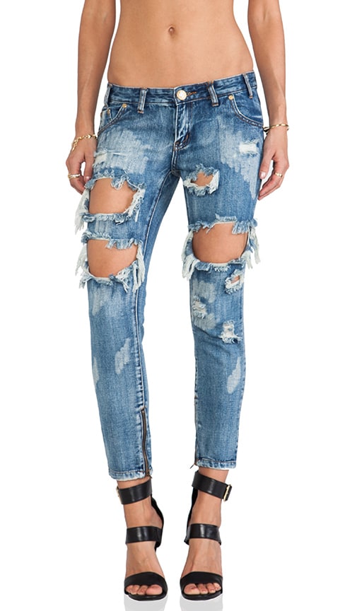 coated jeans