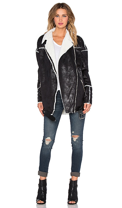 One teaspoon outlet faux fur jacket