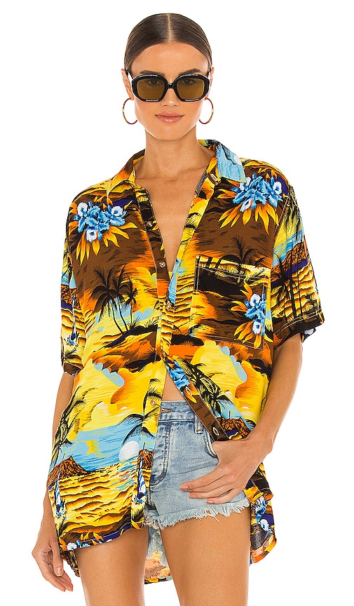 One Teaspoon Old Hollywood Hawaiian Shirt in Hawaiian | REVOLVE