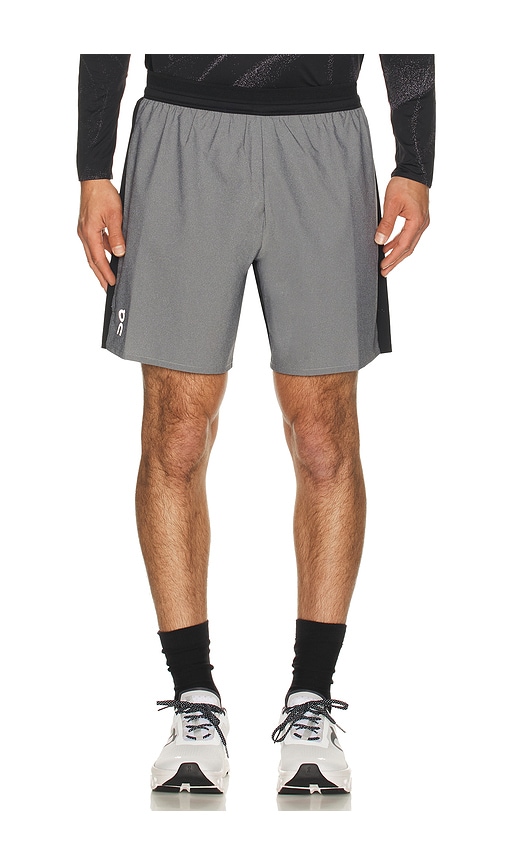 On Performance Shorts Lumos in Eclipse & Black