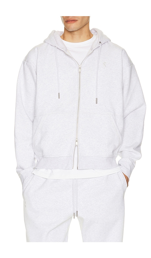 On Club Collective Fz Hoodie in White. - size XS (also in S, M, L, XL/1X, XXL/2X)