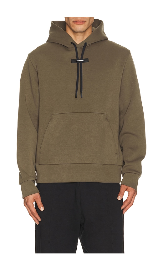 On Focus Tech Hoodie In Bark