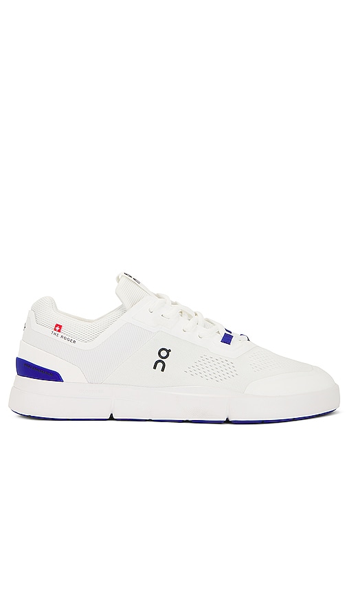 Product image of On The Roger Spin in Undye White & Indigo. Click to view full details