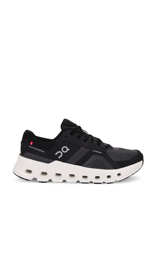 On Cloudrunner 2 Sneaker in Eclipse & Black