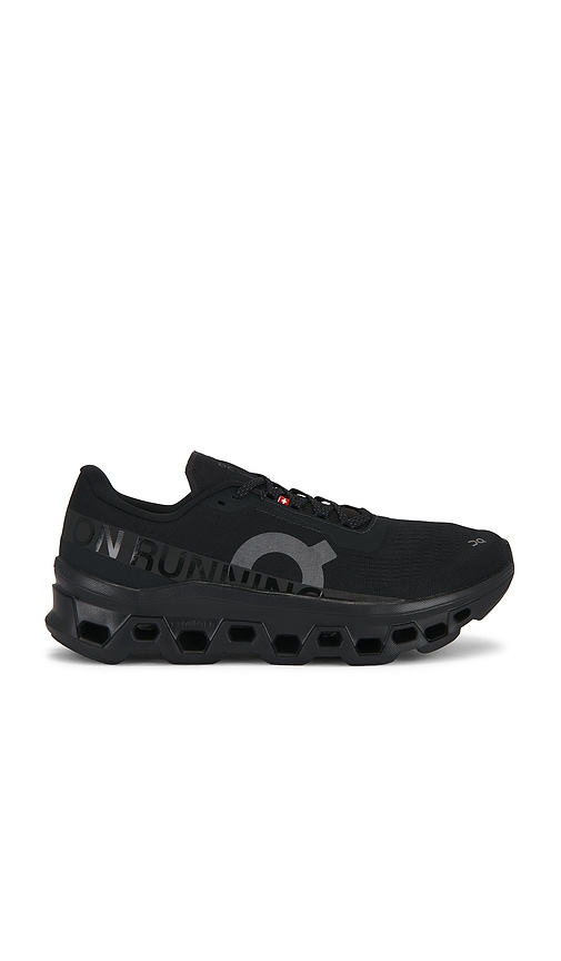 On Cloudmster 2 Rubber-trimmed Mesh Running Sneakers In Black