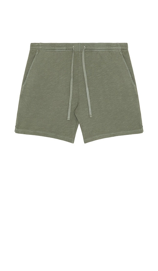 Slub Terry Shorts in Sage. - size XL/1X (also in L, M, S)