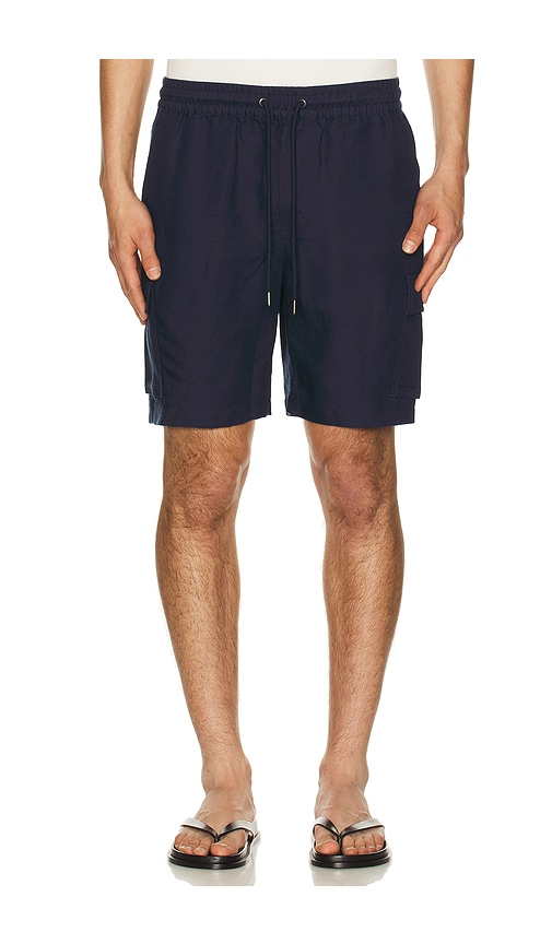 onia Air Linen Pull-On Cargo Short