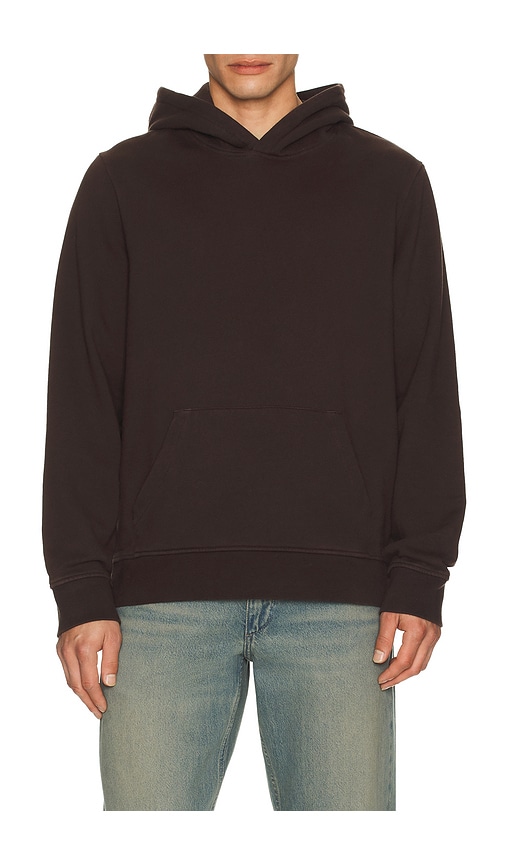 Onia Terry Pullover Hoodie In Brown
