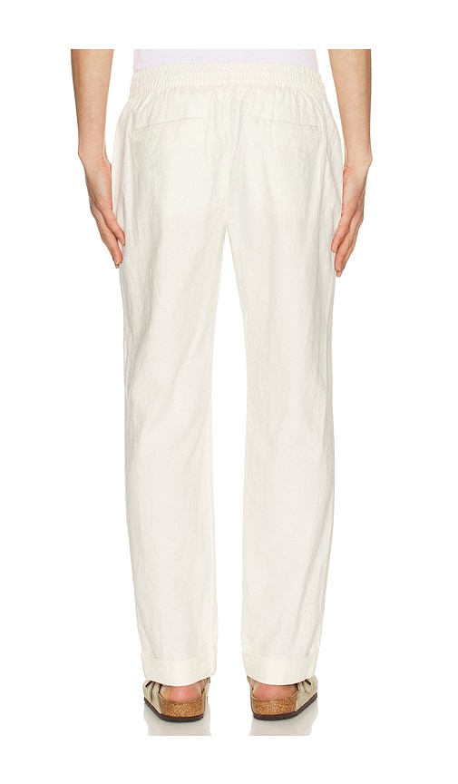  Onia Hose Mit Saumdetail Linen In White. Größe L. Also In Xl/1x. 
