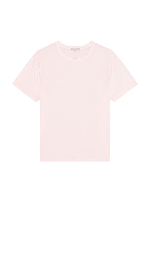 Joey Crew Neck Tee in Pink. - size XL/1X (also in L, M, S)