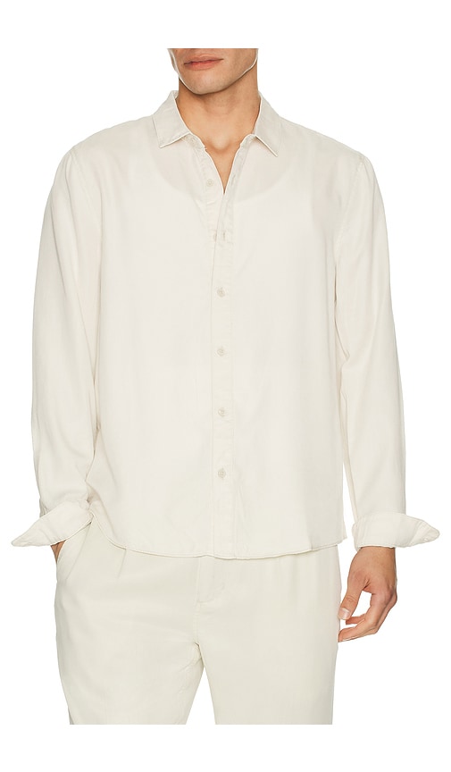 Onia Lyocell Overshirt In Neutral