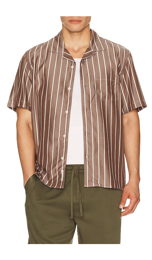 onia CHEMISE CONVERTIBLE en Brown. Taille L. Also en S, M, XL/1X.