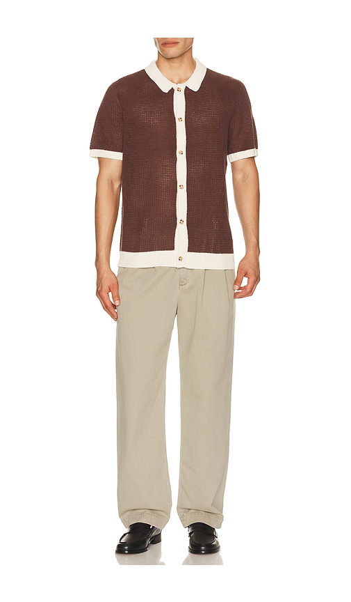 Onia Geknöpftes Hemd In Brown. Größe S. Also In M, L, Xl/1x. 