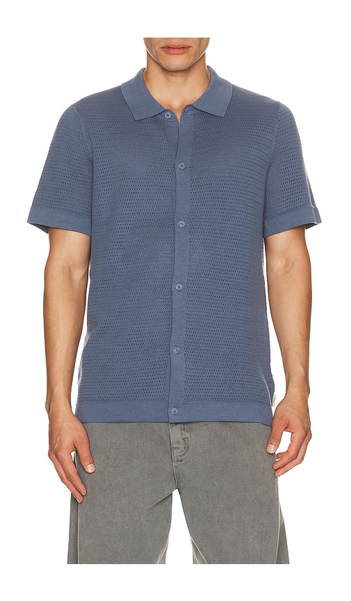 onia CHEMISE DROP NEEDLE en Slate. Taille M. Also en .
