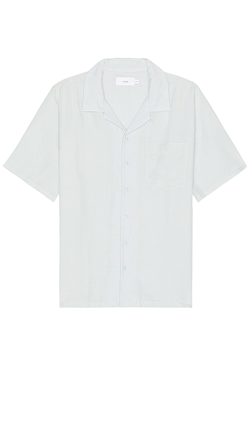 Onia Camp Shirt In Baby Blue