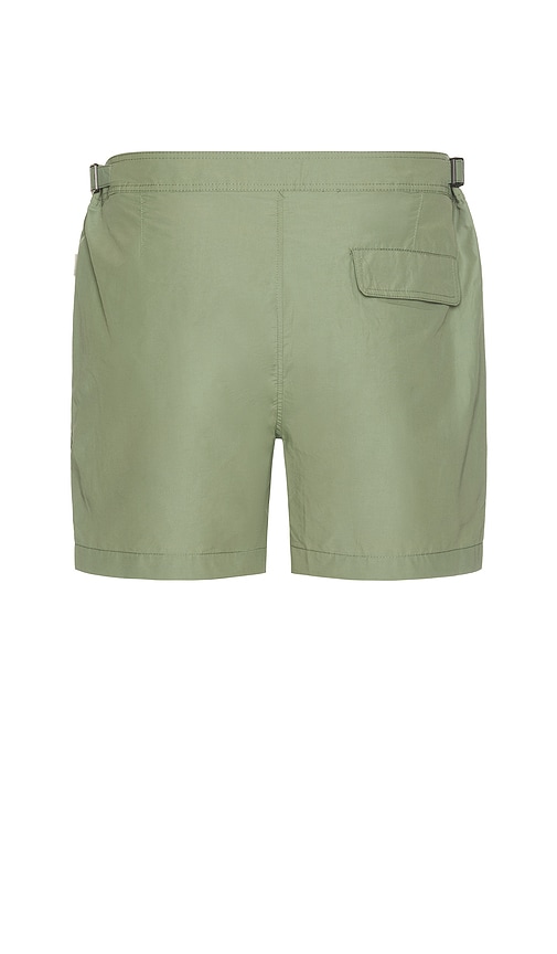 Onia Calder Buckle 5 Swim Trunk In Green