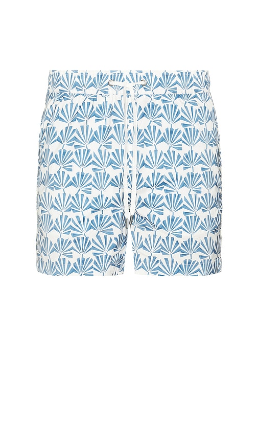 Charles 5 Swim Trunks in Blue. - size XL/1X (also in L, M, S)