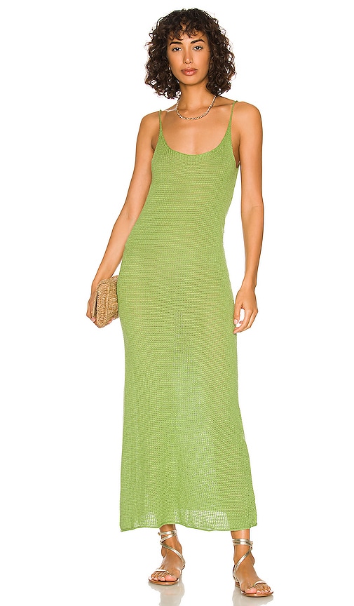 onia Sweater Maxi Dress in Cactus