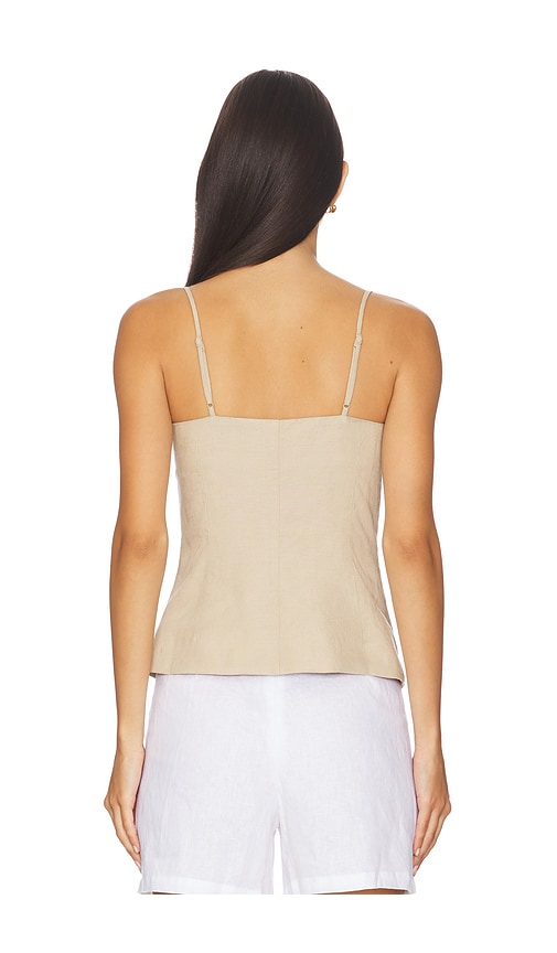  Onia Bikini-oberteil Mit Bustier Air Linen In Tan. Größe 0. Also In 2, 4, 6, 8, 12. 