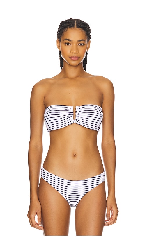 Genevieve Bikini Top in White. - size XS (also in L, M, S, XL)