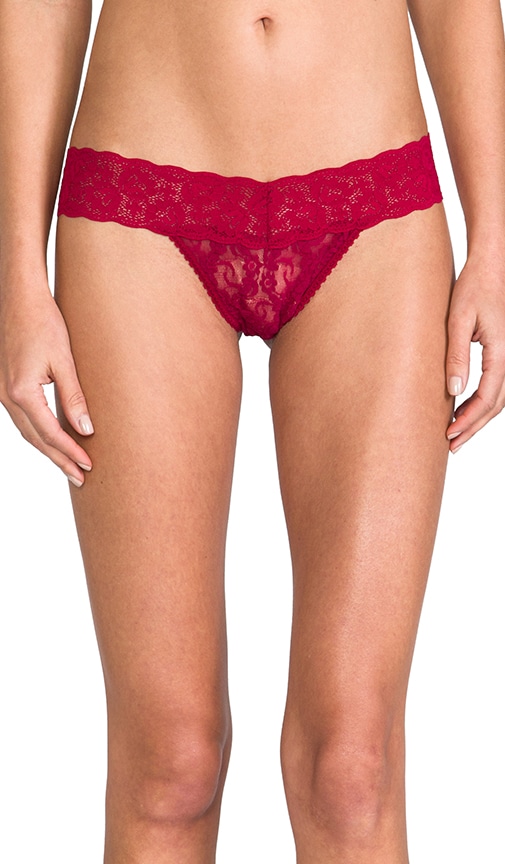 Stretch Lace Low Rise Thong
