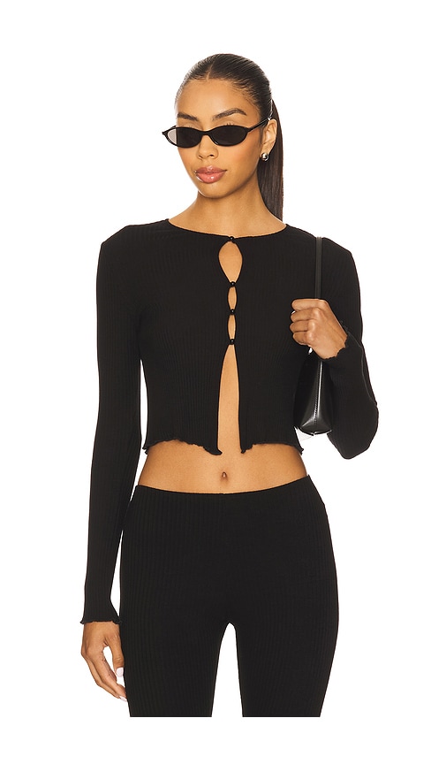 Only Hearts Classic Cardi In Black
