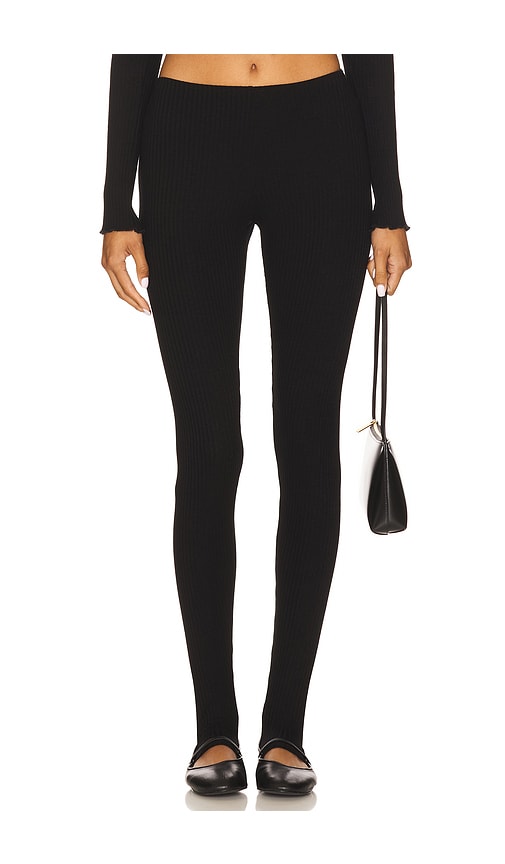 Only Hearts Stirrup Leggings In Black
