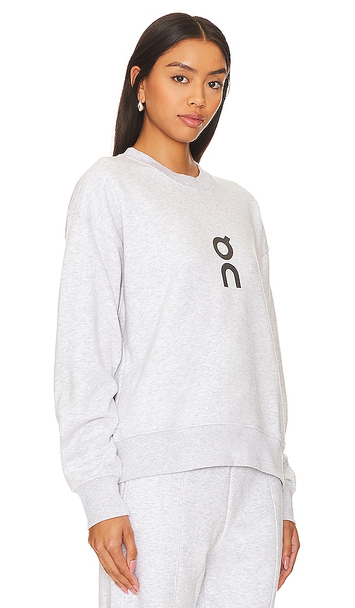 On Club Crewneck Sweatshirt In Grey