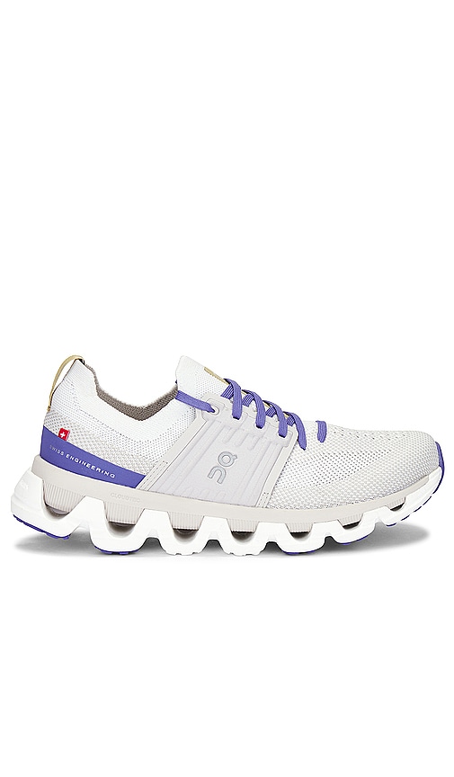 Shop On Cloudswift 3 Sneaker In White & Blueberry