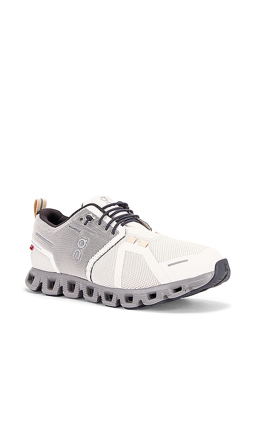 Shop On Cloud 5 Waterproof Sneaker In Pearl & Fog