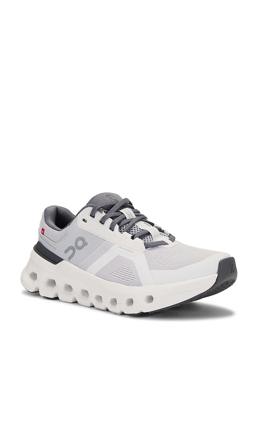 On Cloudrunner 2 Sneaker In Frost & White