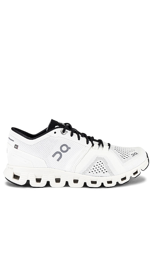 On Cloud X Sneaker in White & Black