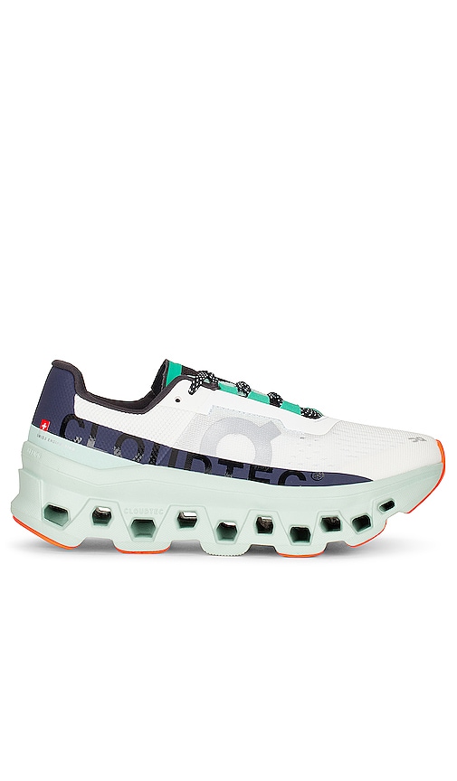 On Sneakers Cloudmster In White/green