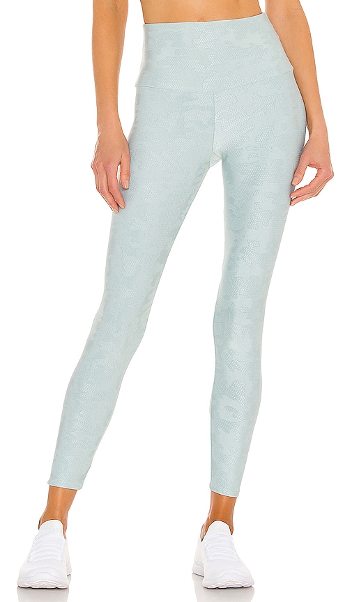 onzie Jacquard Midi Legging in Glacier