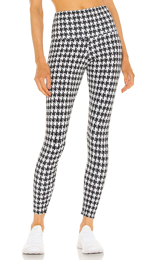 onzie High Rise Legging in Houndstooth